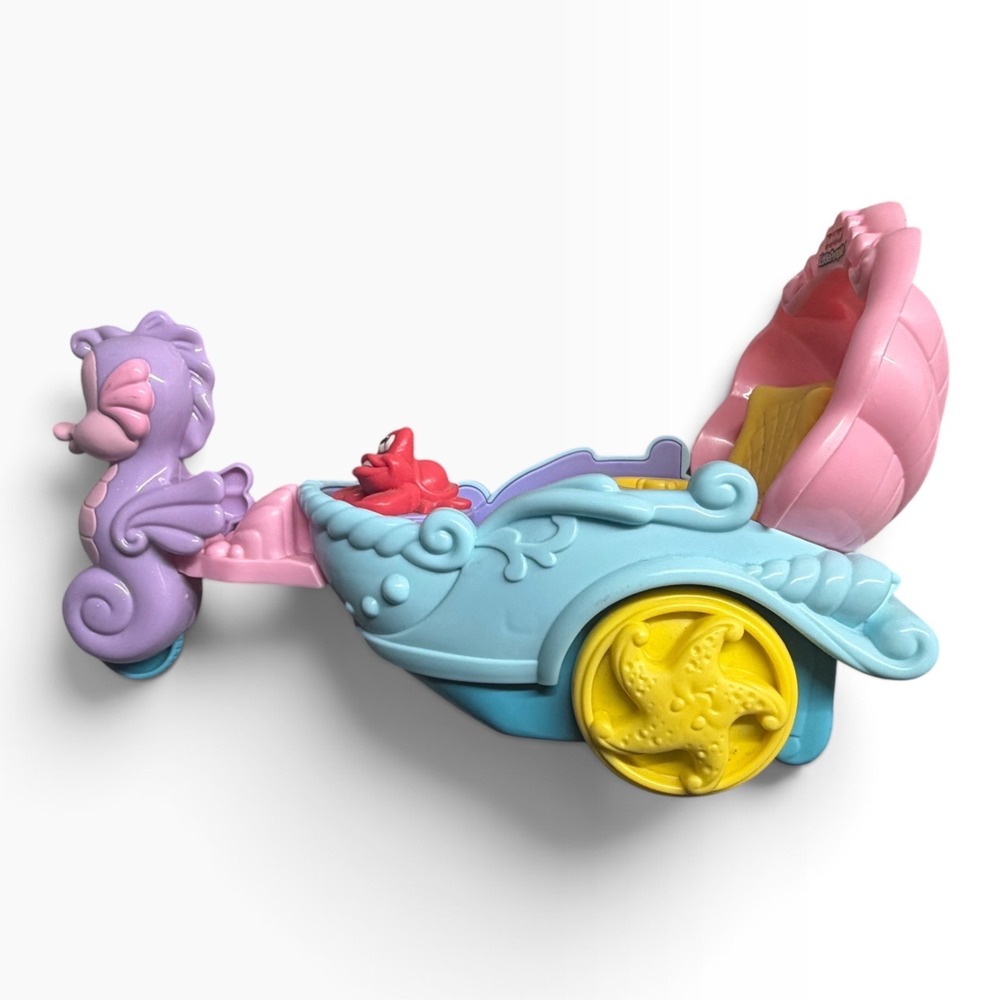 Fisher-Price Little People Disney Princess Ariel Coach X9529 Musical Seahorse